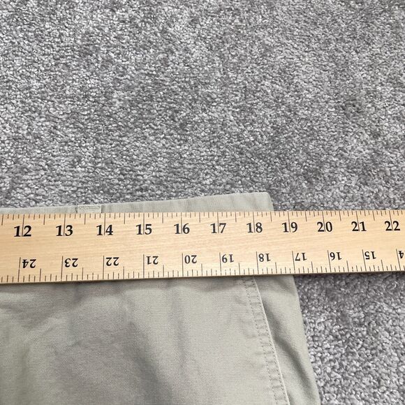 Columbia ROC Chino Shorts Mens 38 Beige Snap Button Flat Front Outdoor 37x10 - Picture 9 of 16